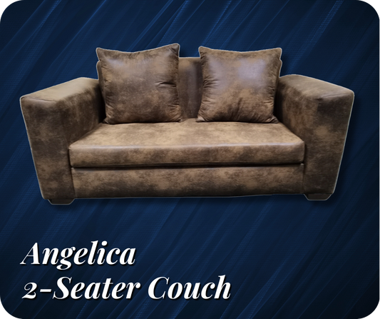 Angelica Couch - 2 SEATER - Premium 2- Seater- couch from Techra Bed Factory-2 seater couch - Just R 4450! Shop now at Techra Bed Factory 