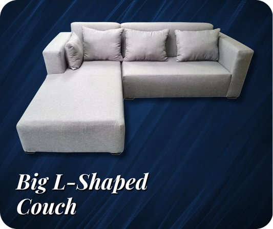 Big L Shape Couch - Premium L Shape couch from Techra Bed Factory-L shape Couch - Just R 6900! Shop now at Techra Bed Factory 