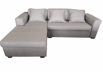 Big L Shape Couch (Loose Pillows Seating) - Premium L Shape couch loose pillows from Techra Bed Factory- couch loose pillows - Just R 5999! Shop now at Techra Bed Factory 