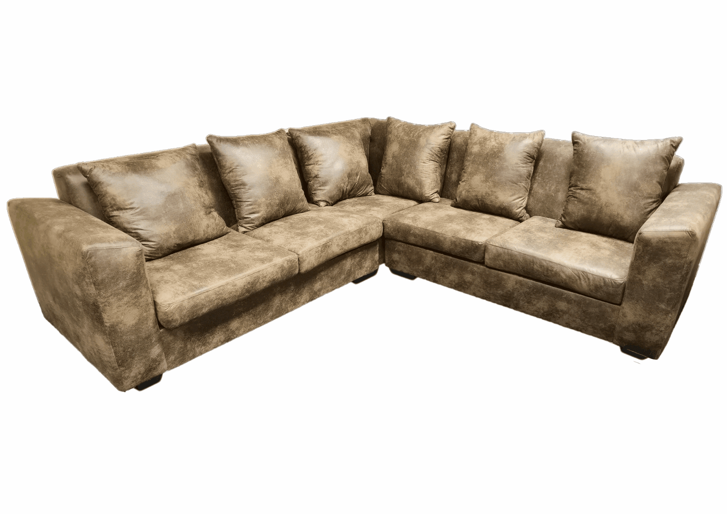 Corner Shape Couch - Loose pillows - Premium Corner Shape couch from Techra Bed Factory - Corner shape couch loose pillows - Just R 6999! Shop now at Techra Bed Factory 