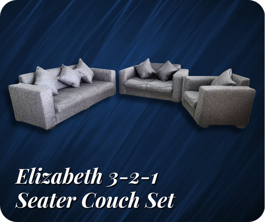 Elizabeth 3-2-1 seater Couch - Premium 3-2-1 Seater couch from Techra Bed Factory- 3-2-1 seater couch - Just R 8900! Shop now at Techra Bed Factory 